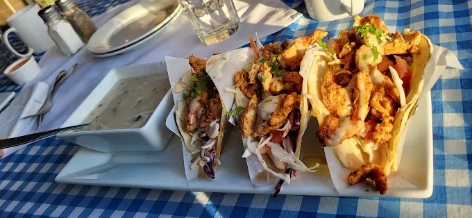 Chicken and shrimp tacos served at Global Fusion Bistro